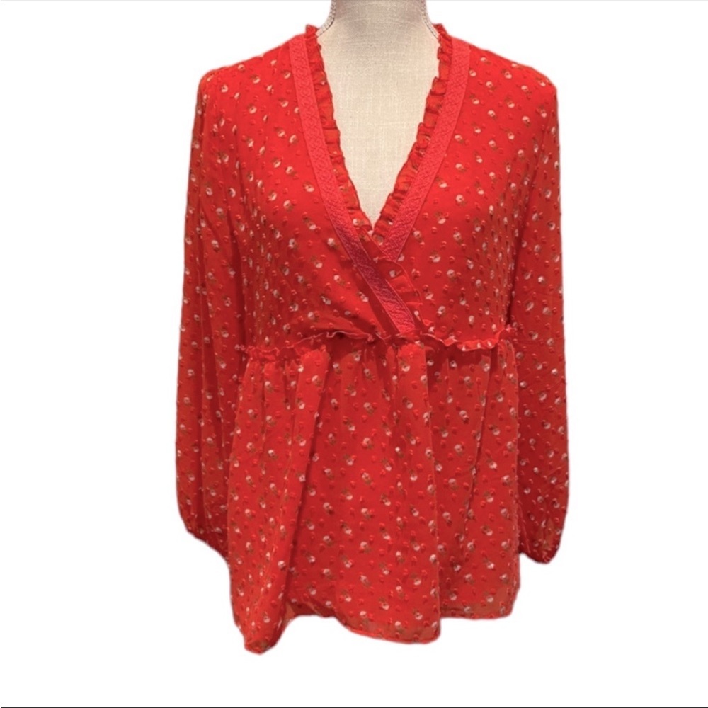 💙 6/$20 Matilda Jane Must Be Love Surplice Top Size S